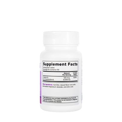 Barimelts Vitamin D3 5000 IU 90  Tablets