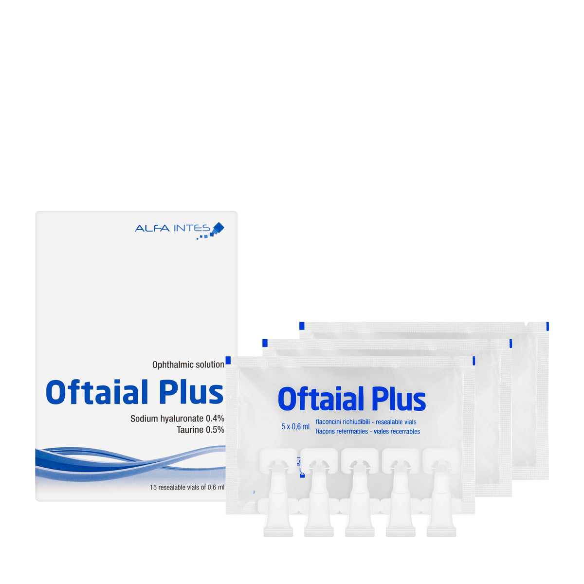 Oftaial Plus Drops UD 15X0.6 ml