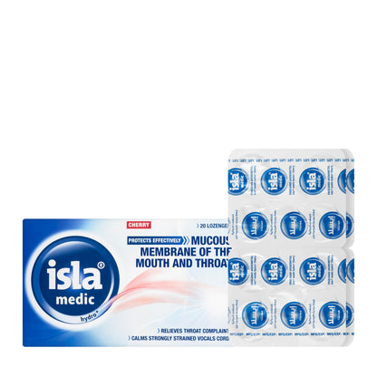 Isla Medic Cherry Mouth & Throat Lozenges 20 Pieces