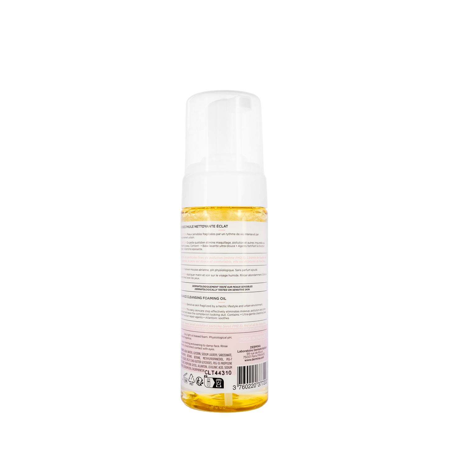 Dermina Radiance Cleansing Foam Oil 150 ml
