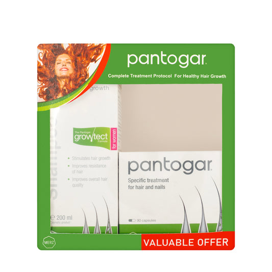 Pantogar 90 Capsules + Shampoo 200 ml Free Offer