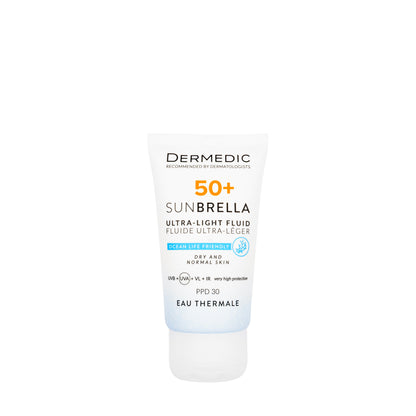 Dermedic SPF 50+ Sunbrella Ultra Light Fluid for Dry Skin 40 Ml