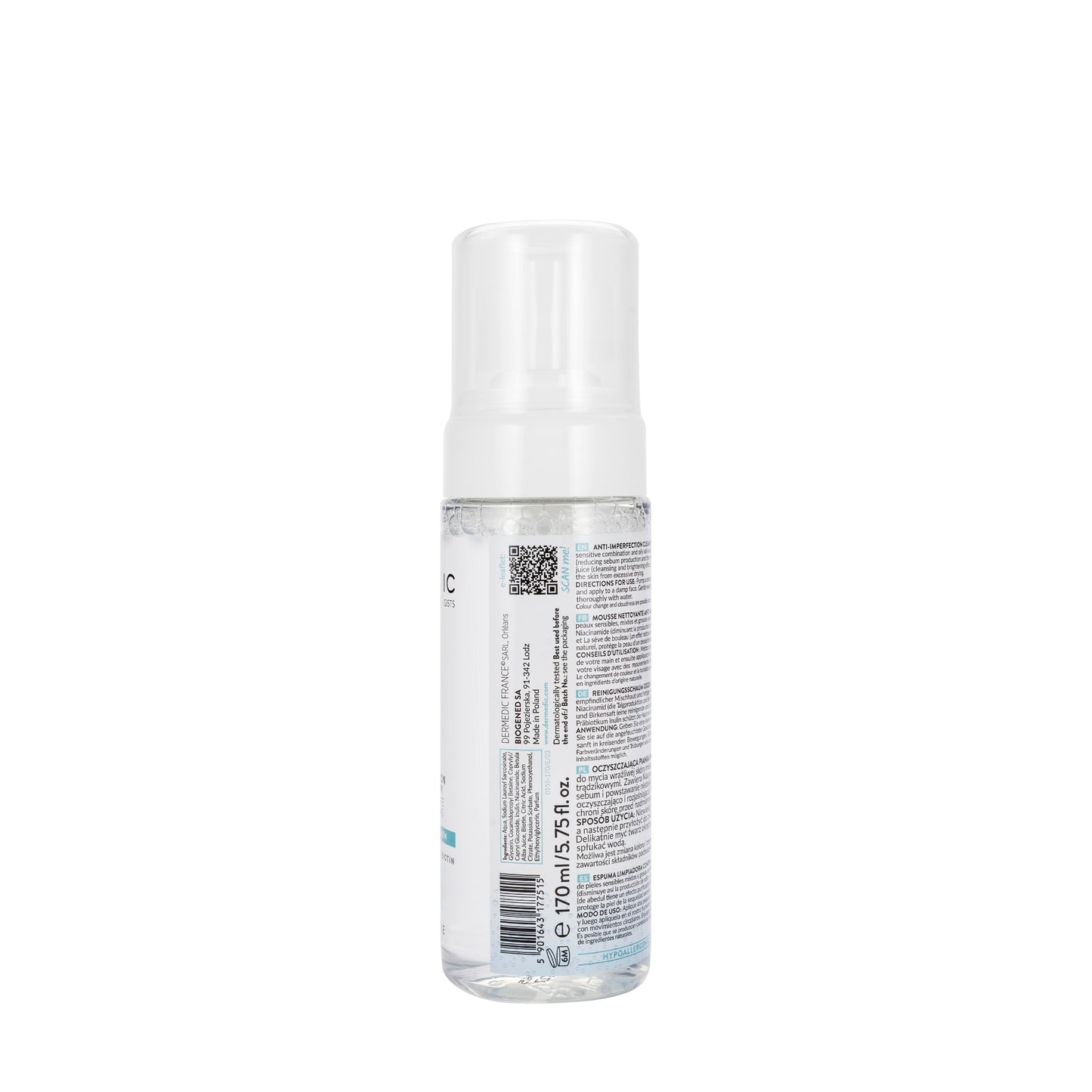 Dermedic Normacne Anti Imperfection Cleansing Foam 170 Ml