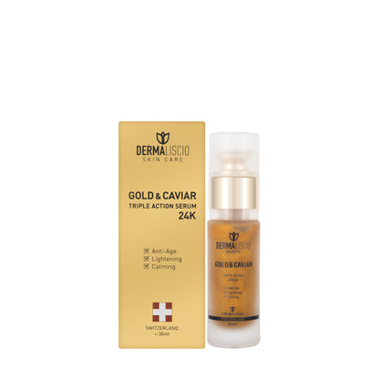Dermaliscio Gold and Caviar Triple Action Serum 30 ml