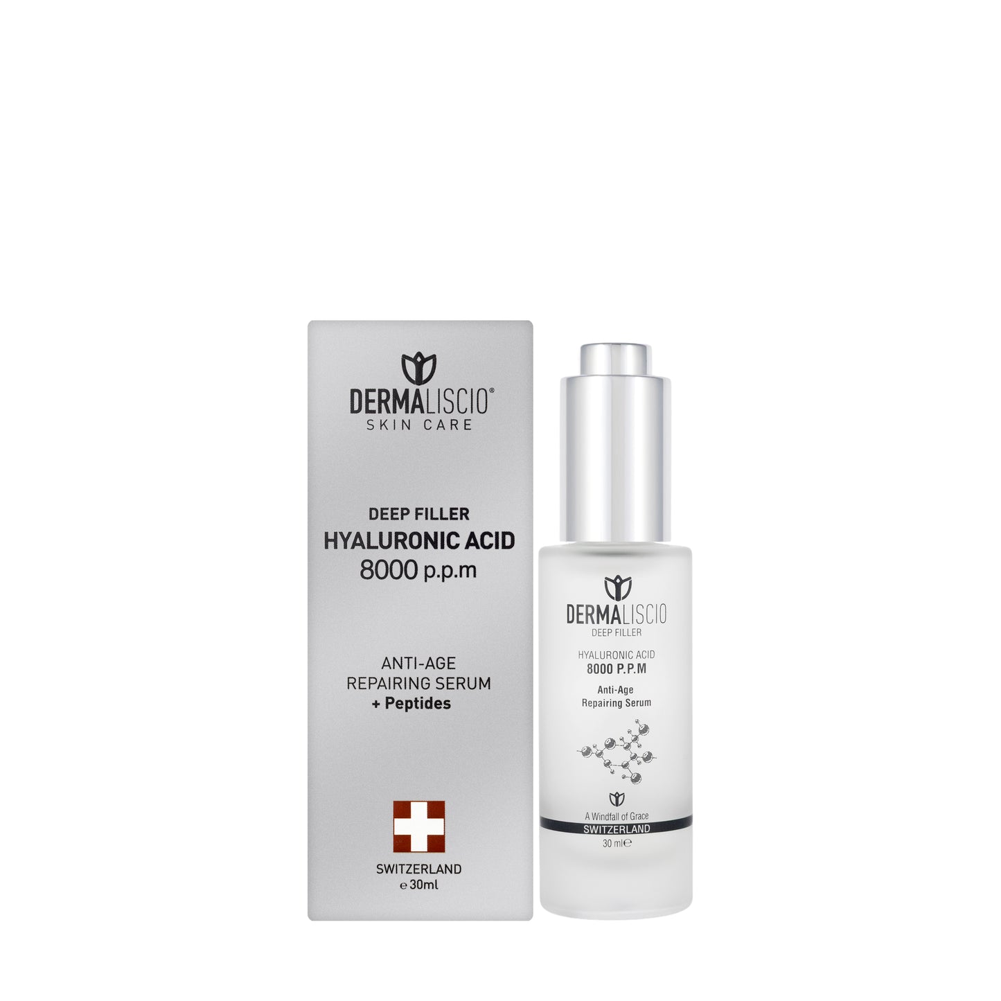 Dermaliscio Hyaluronic Acid 8000 PPM Anti-Age Serum 30 ml