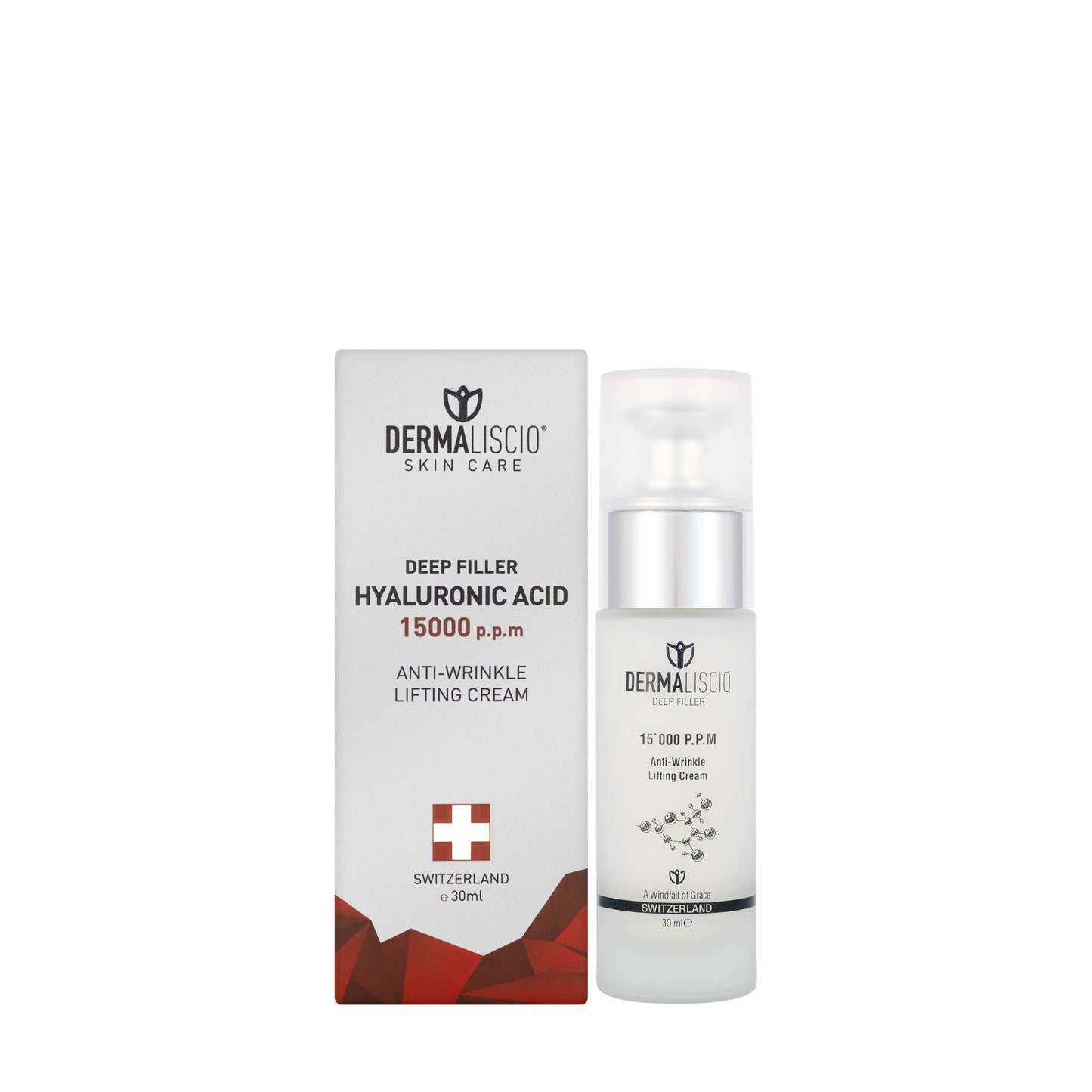 Dermaliscio Hyaluronic Acid 15000 PPM Anti-Wrinkle Lift Cream 30 ml