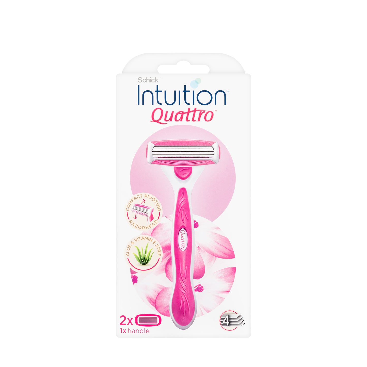 Schick Intuition Quattro 2+1 Razors[ Women]