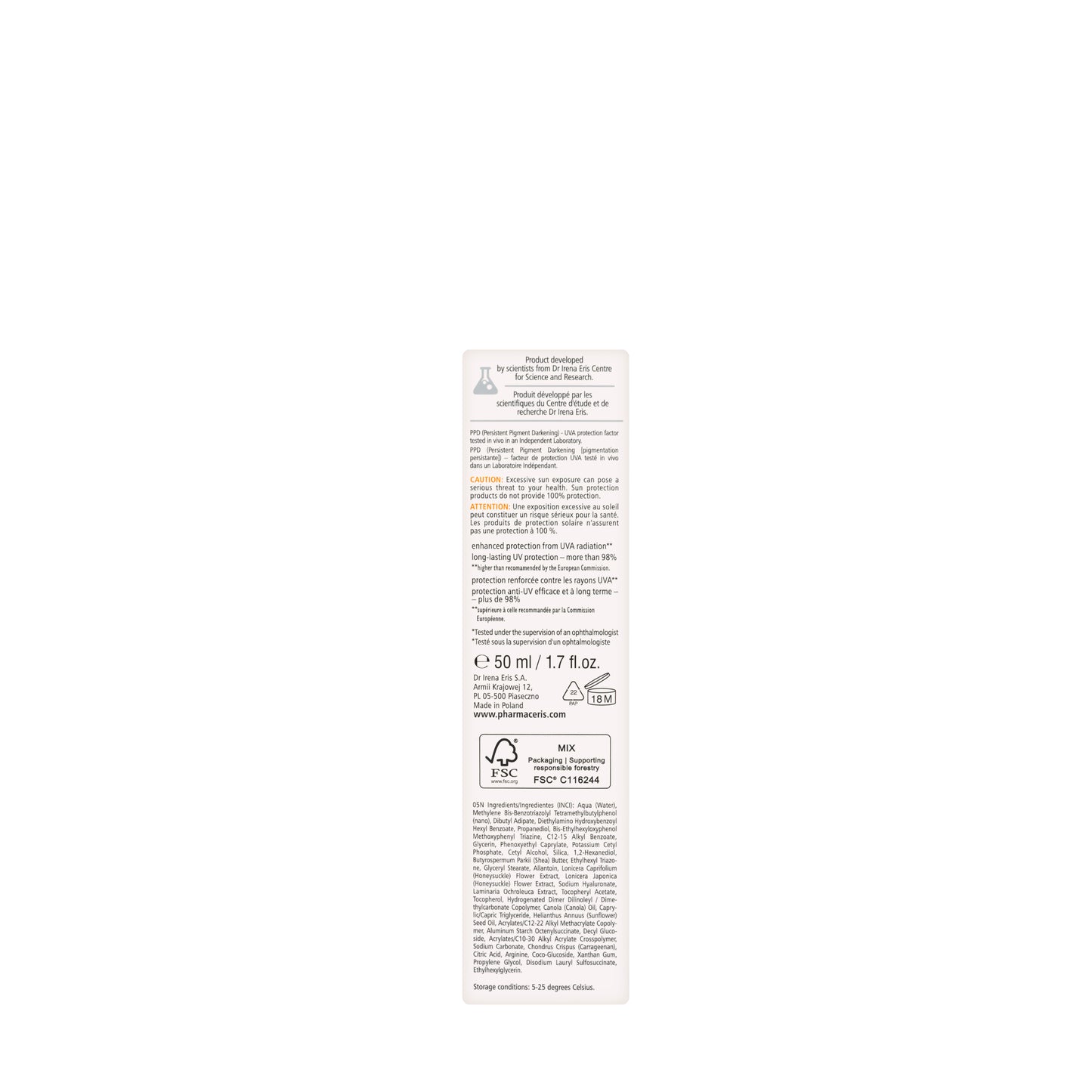 Pharmaceris S Sensi Protect Spf 50+ Lotion 50 Ml