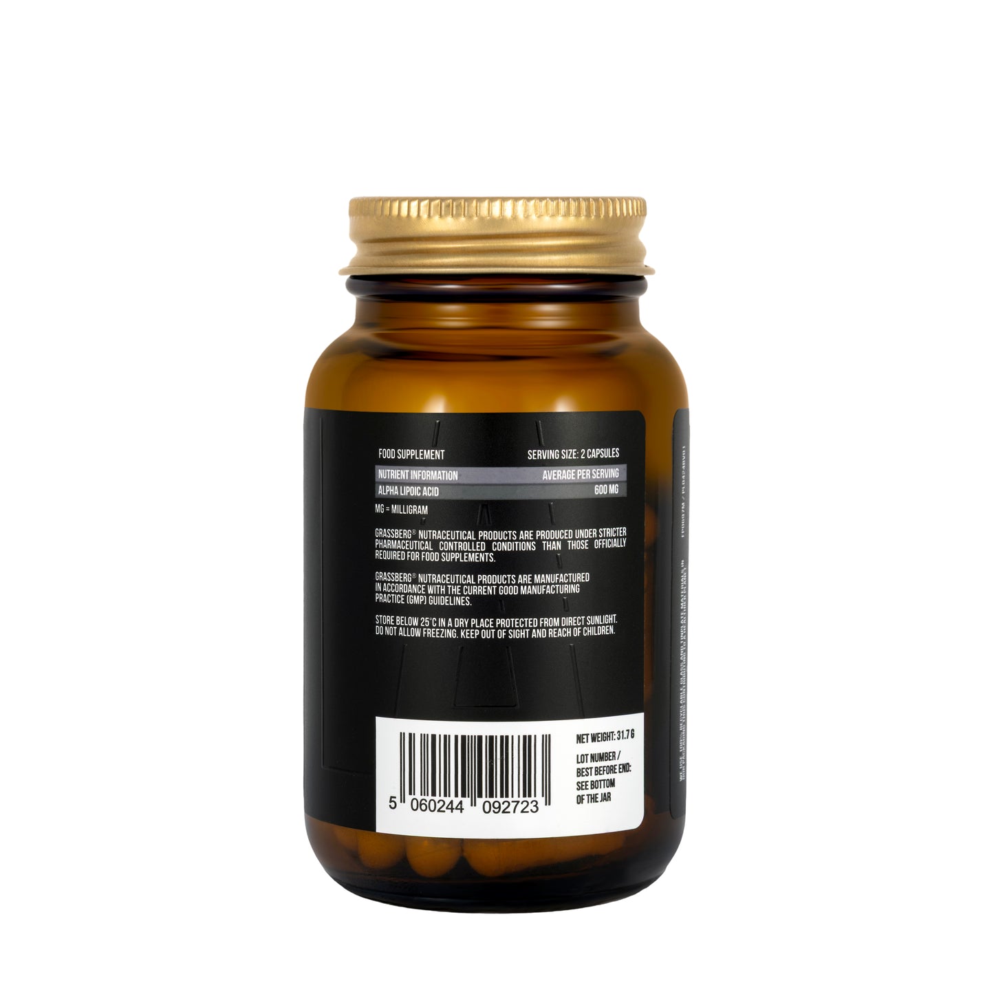 Grassberg Alpha Lipoic Acid 300 MG 60 Capsule