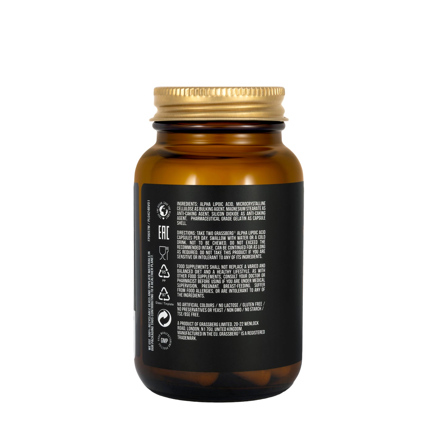 Grassberg Alpha Lipoic Acid 300 MG 60 Capsule