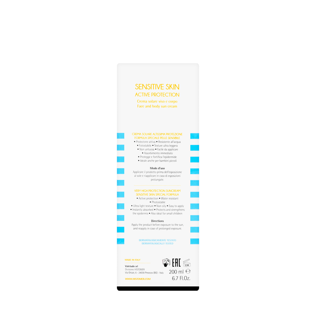 Histomer Sensitive Skin Active Protect Spf 50+ 200
