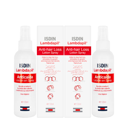 Isdin Lambdapil Anti Hair Loss Spray 125 Ml 1+1 Offer