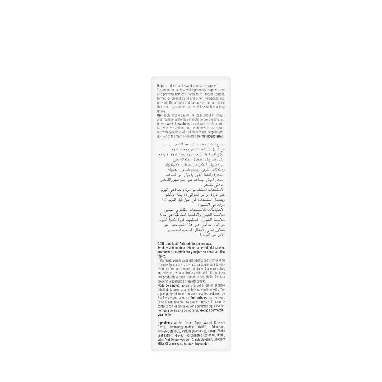 Isdin Lambdapil Anti Hair Loss Spray 125 Ml 1+1 Offer