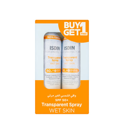 Isdin Fotoprotect Transparent Spf 50+ Spray 200 Ml  (1+1 Offer)