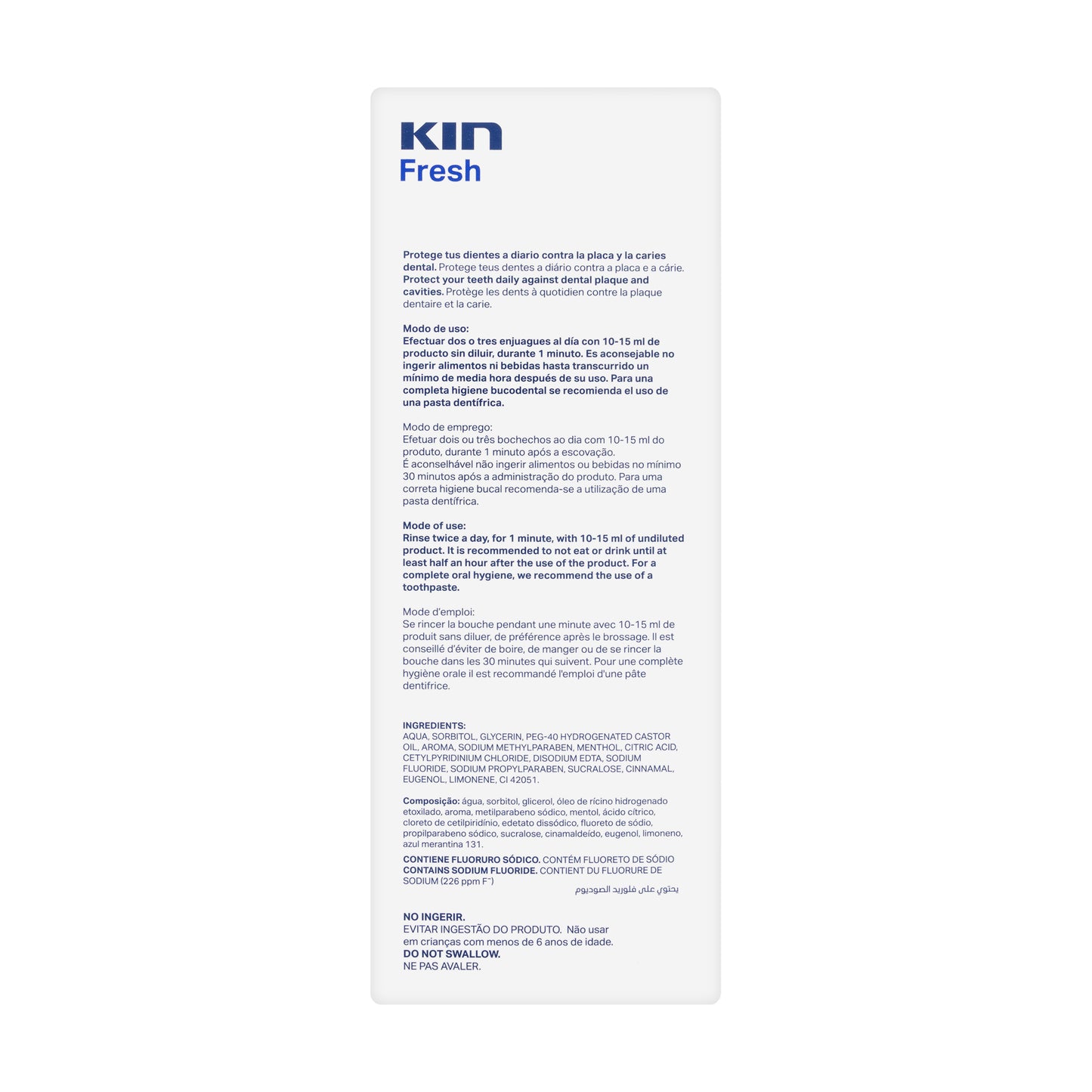 Kin Fresh Mouth Wash 500 Ml