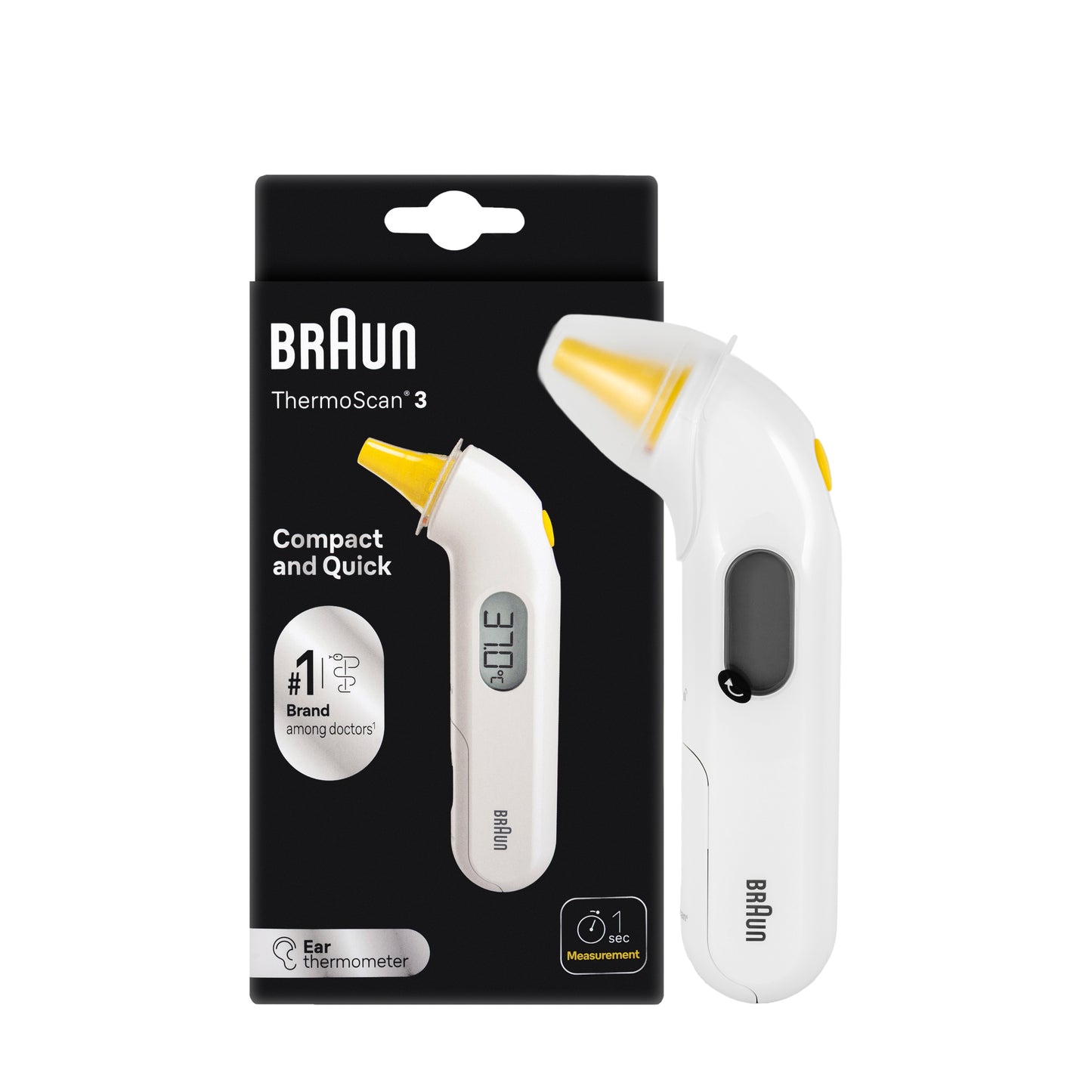 Braun ThermoScan 3 Ear Thermometer [IRT 3030]