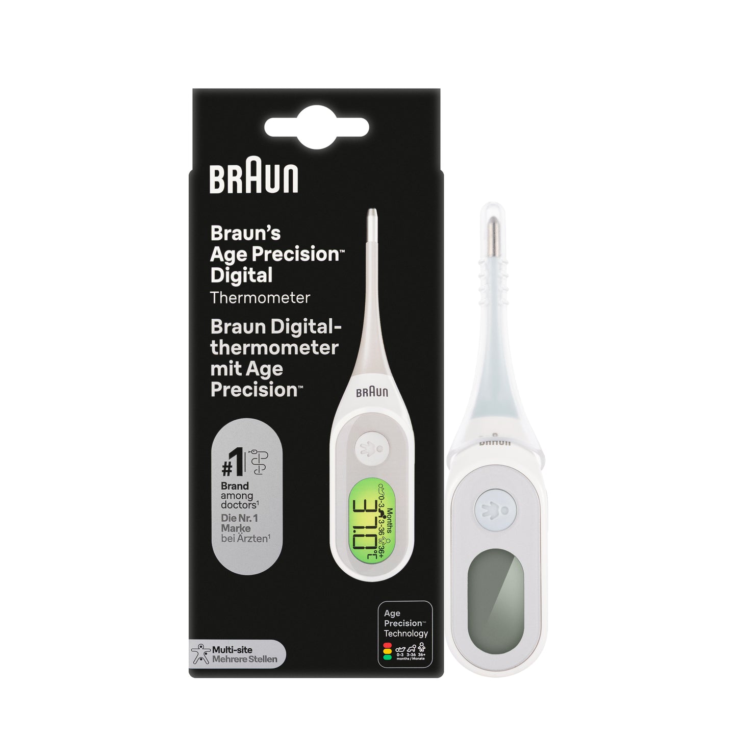 Braun Digital Thermometer PRT 2000