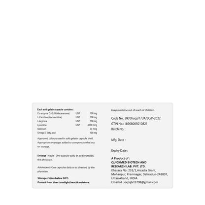 QBRL CO Enzyme Q10 30 Capsule