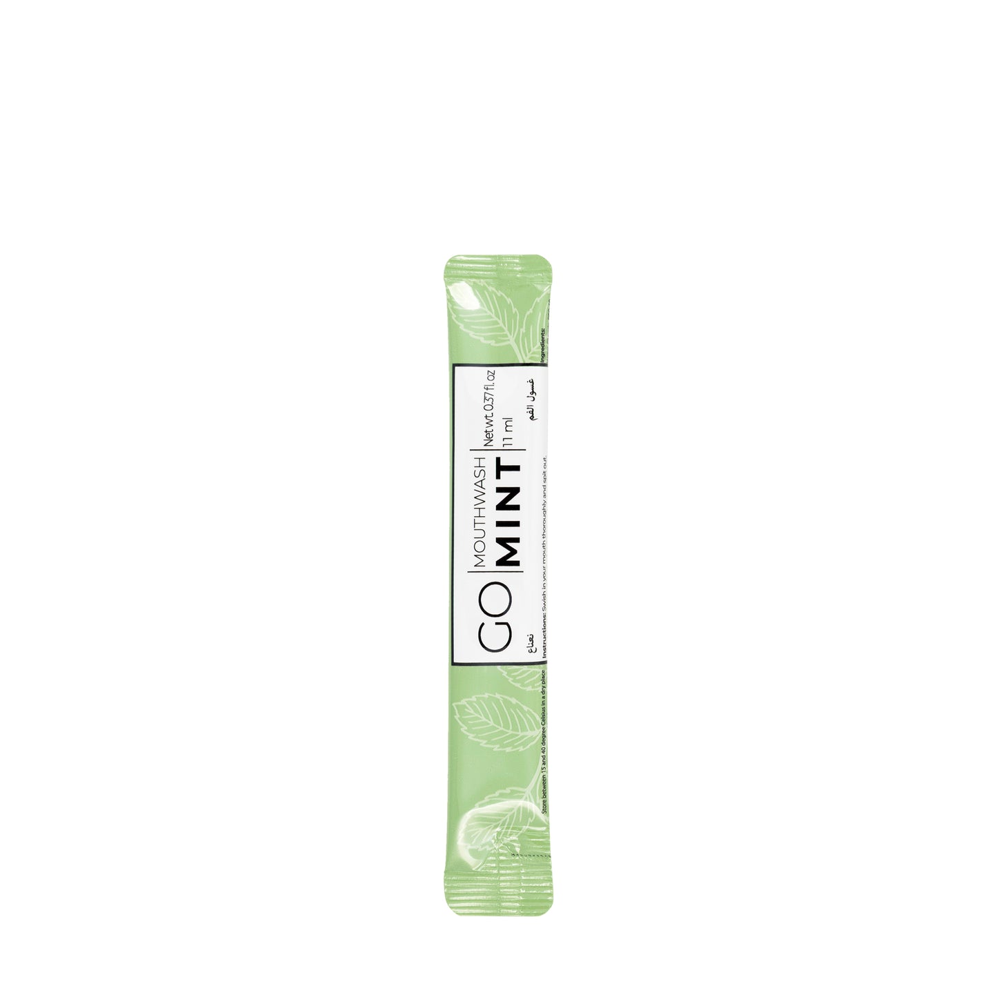Go Mouthwash Mint Packets 20 x 11 ml