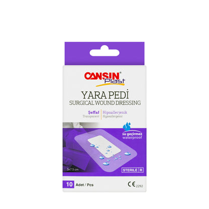 Cansinplast Wound Dressing 5x7.5 cm 10 Pieces