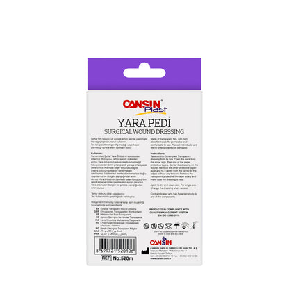 Cansinplast Wound Dressing 5x7.5 cm 10 Pieces