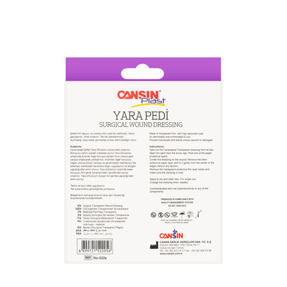 Cansinplast Wound Dressing 9x10 cm 5 Pieces