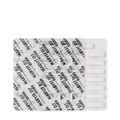 Marvit Vitamin D3 5000 IU 60 Capsules