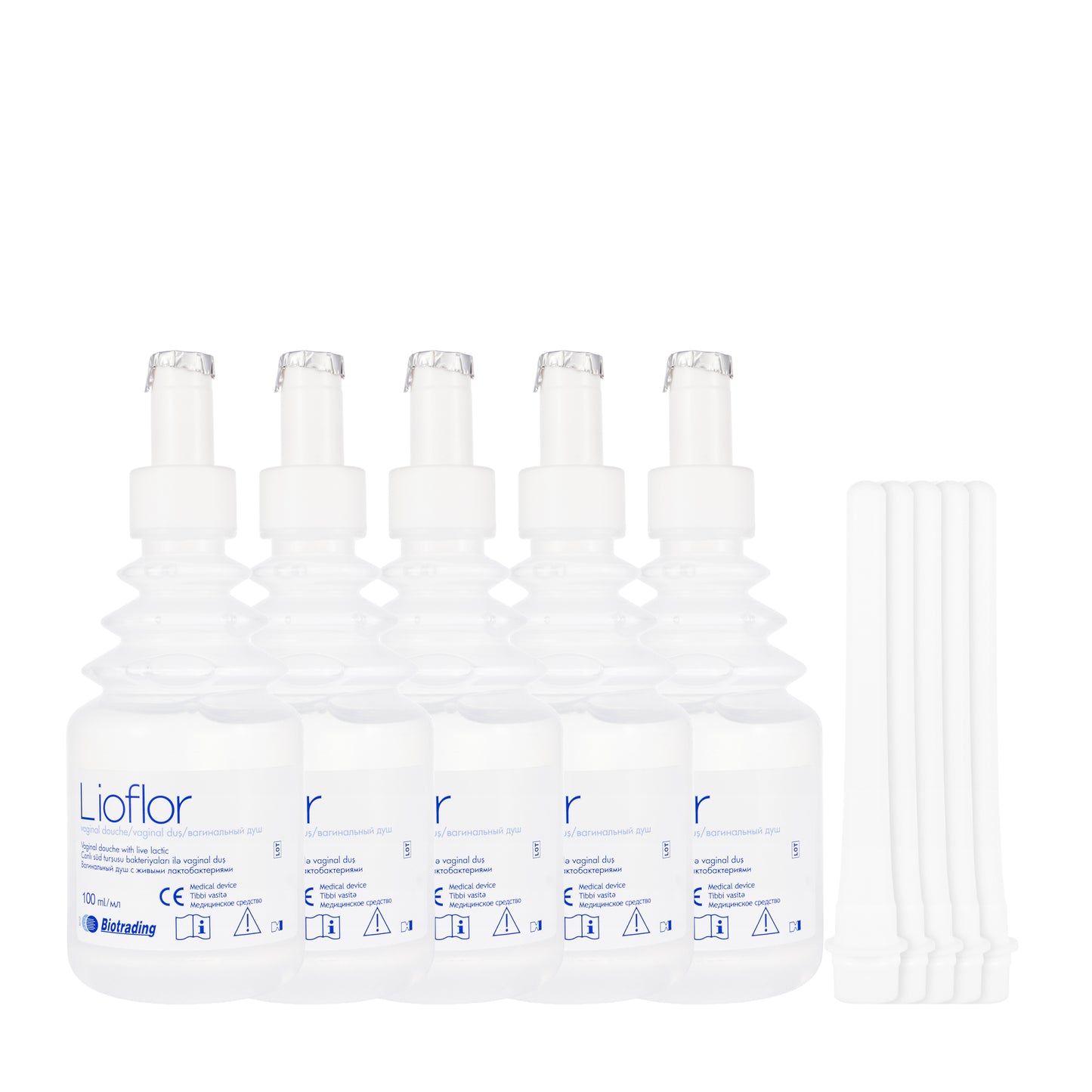 Lioflor Vaginal Douche Vials 5 x 100 ml