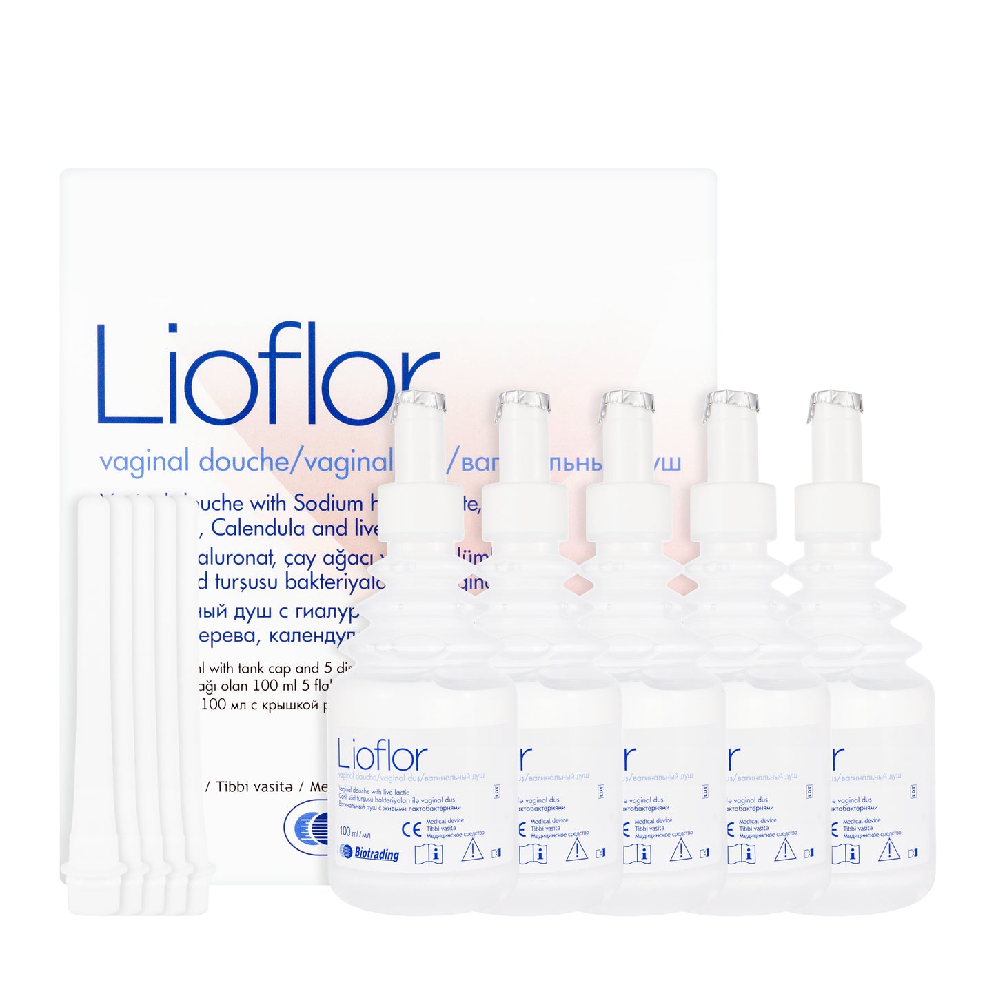 Lioflor Vaginal Douche Vials 5 x 100 ml