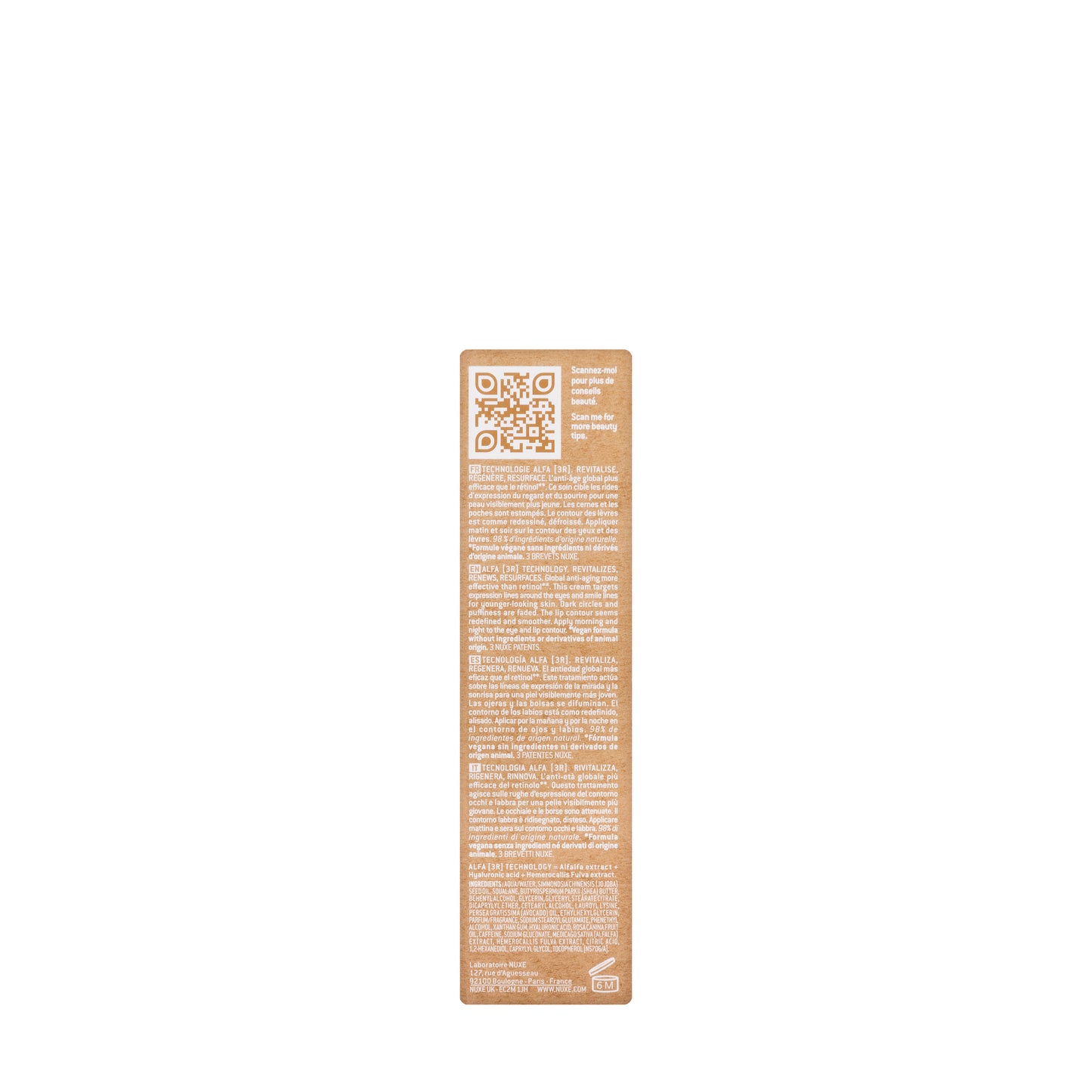 Nuxe Nuxuriance Ultra Alpha Eye & Lip Cream 15 ml