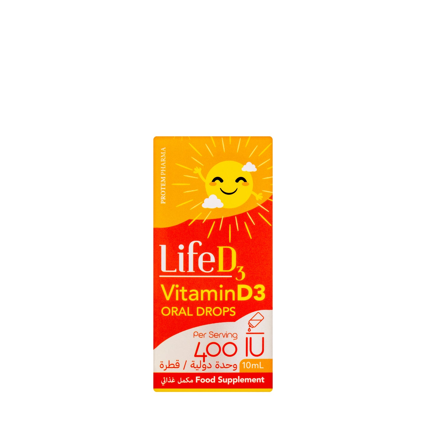 Life-D3 Vitamin D3 400 IU Drops 10 ml