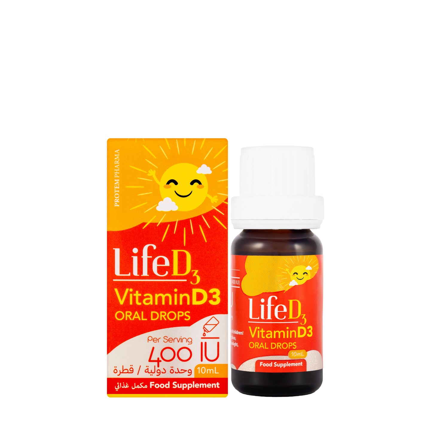 Life-D3 Vitamin D3 400 IU Drops 10 ml