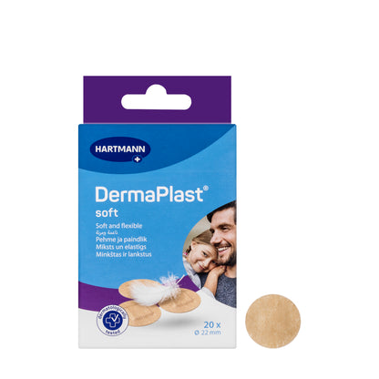 Hartmann Dermaplast Soft 22 mm Rounded 20 Pieces