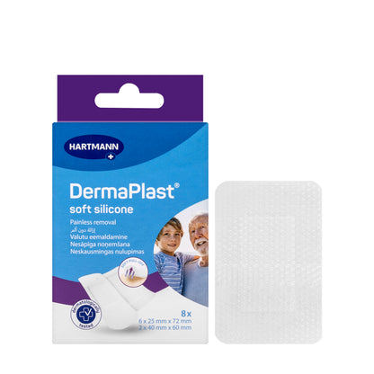 Hartmann Dermaplast Soft Silicone Mix 8 Pieces