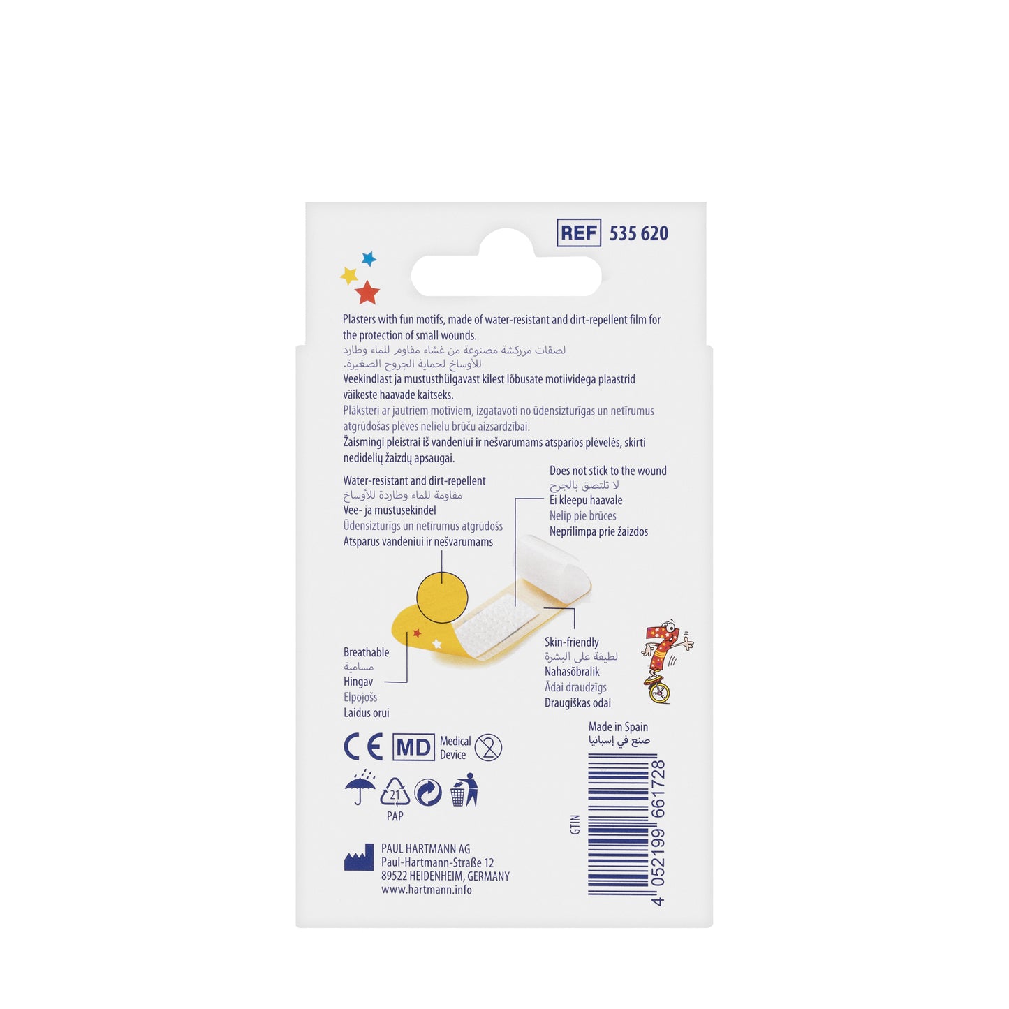 Hartmann Dermaplast Kids Mix 20 Pieces