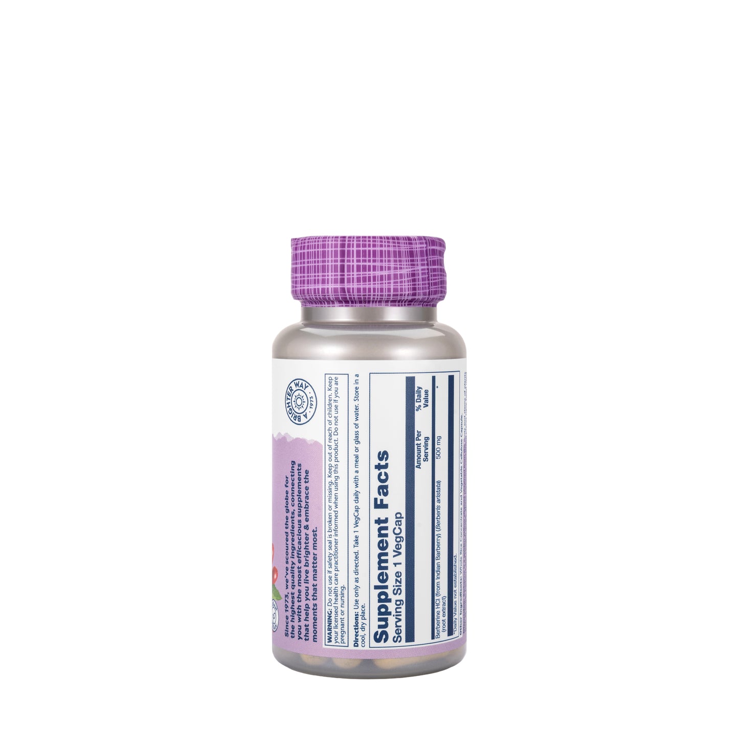 Solaray Berberine 500 mg 60 Capsules