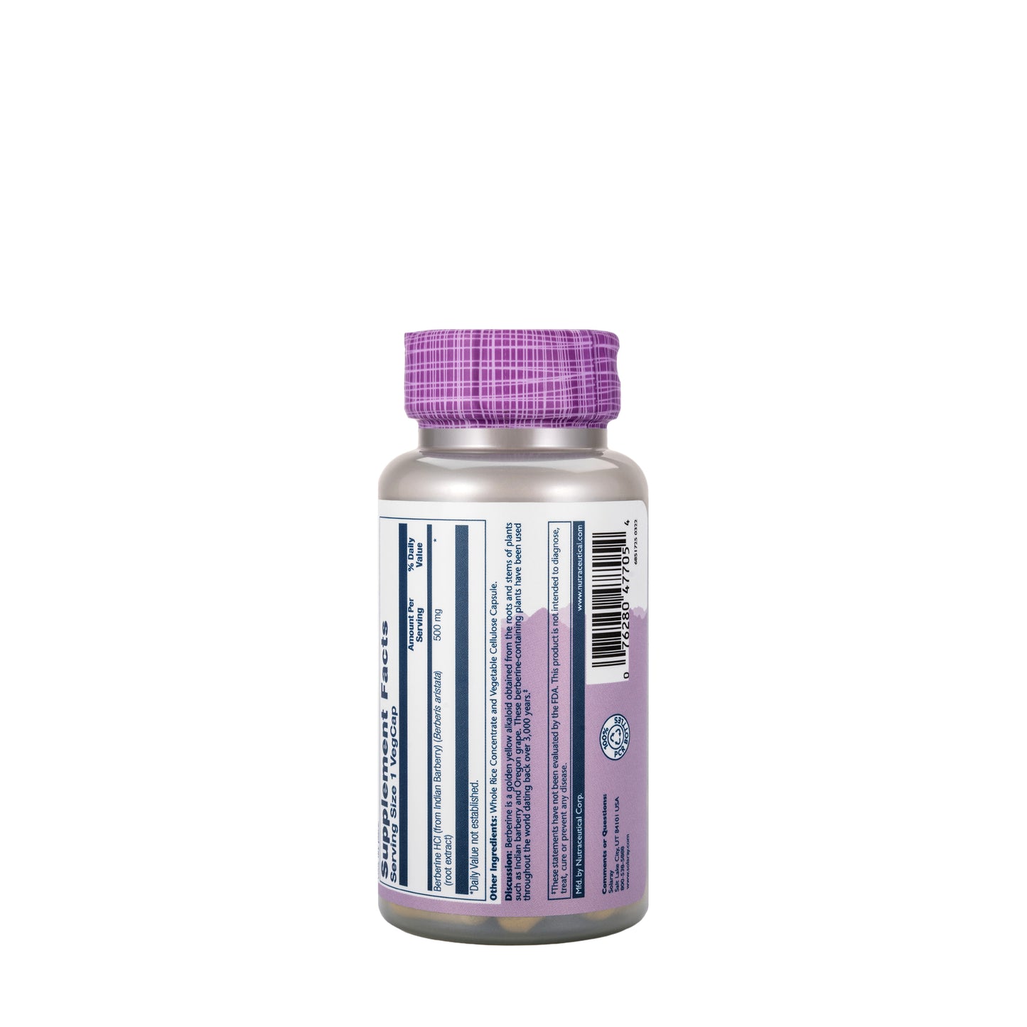 Solaray Berberine 500 mg 60 Capsules