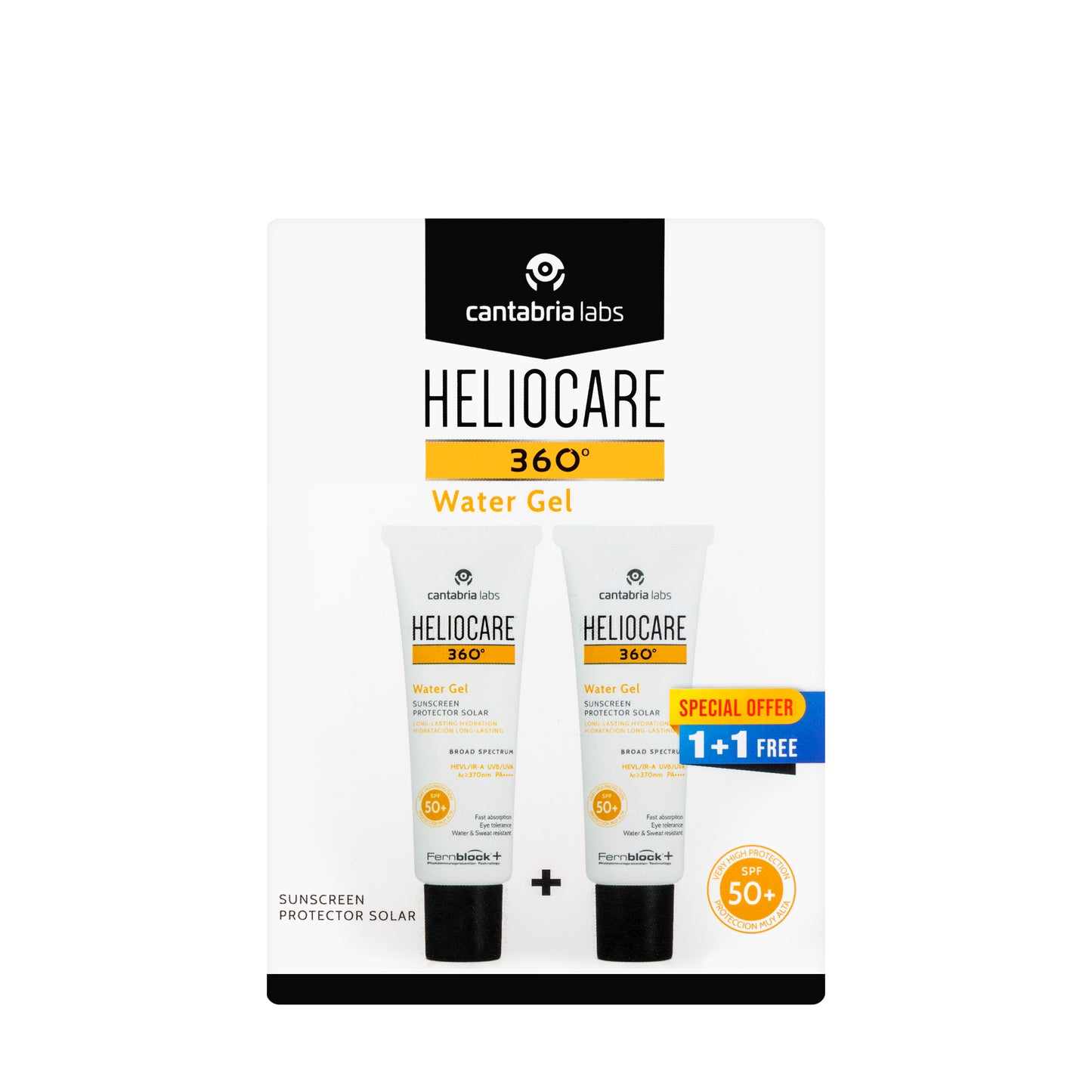 Heliocare SPF 50+ Water Gel 50 ml 1+1 Offer