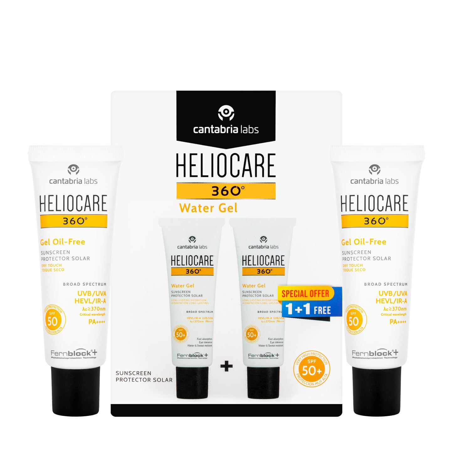 Heliocare SPF 50+ Water Gel 50 ml 1+1 Offer