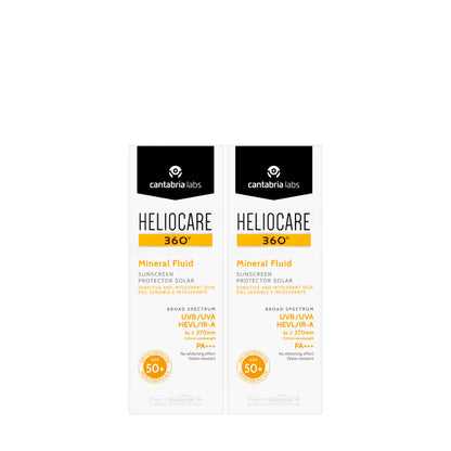 Heliocare SPF 50+ Mineral Fluid 50 ml 1+1 Offer