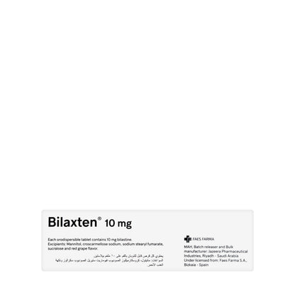 Bilaxtine 10 mg Orally Disintegrating Tablets 30 Tablets