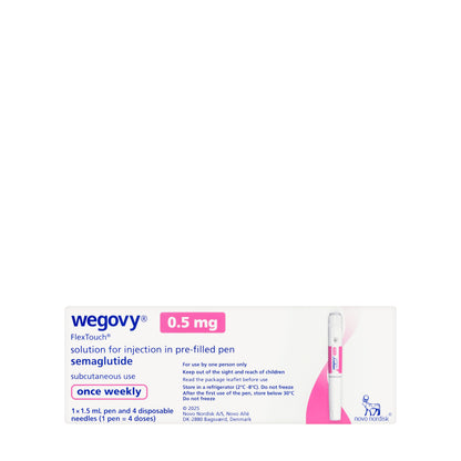 Wegovy 0.5 mg/0.5 ml Injection Pre-Filled Pen 1 Piece