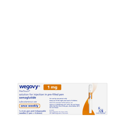 Wegovy 1 mg/0.5 ml Injection Pre-Filled Pen 1 Piece