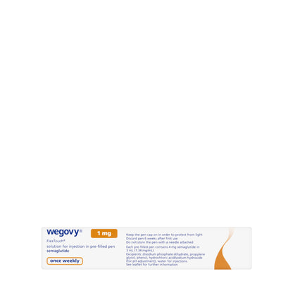Wegovy 1 mg/0.5 ml Injection Pre-Filled Pen 1 Piece