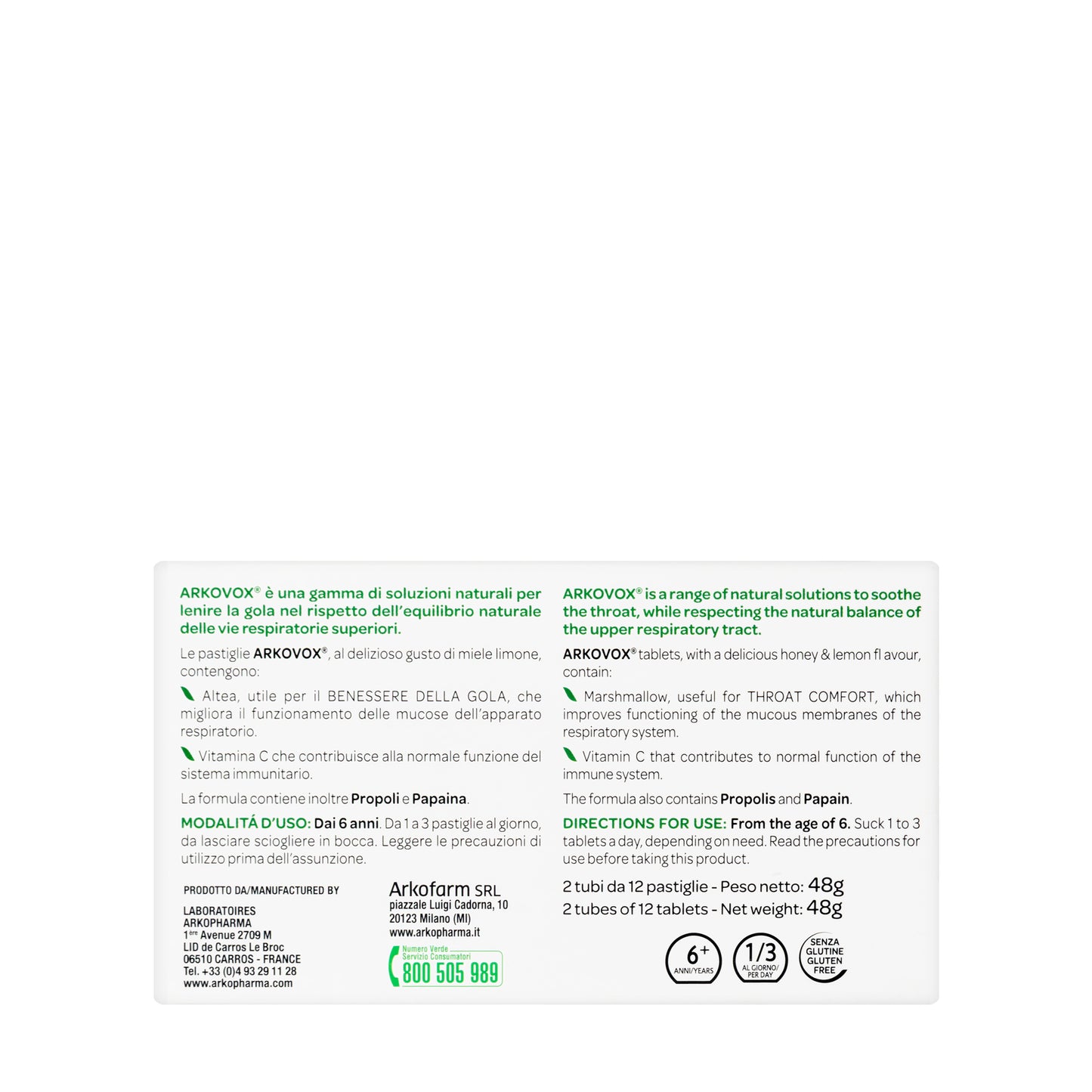 Arkovox Propolis 24 Tablets