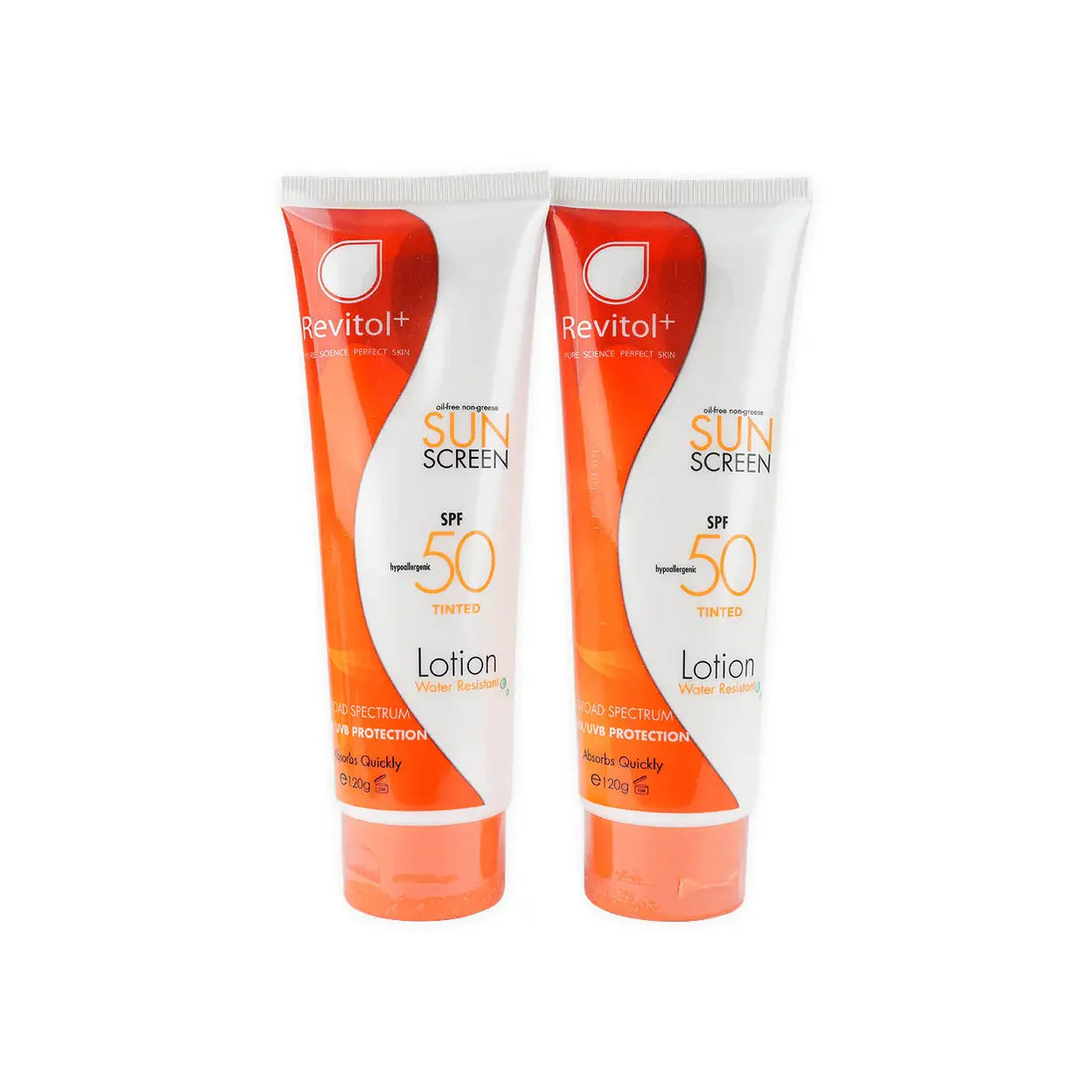 Revitol+ Sunblock SPF50 Tinted Lotion 120 Gm 1+1 Offer Pack