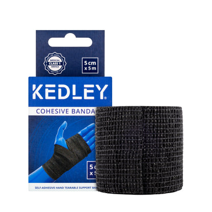 Kedley Cohesive Bandage 5 cm x 5 m [Black] KED036