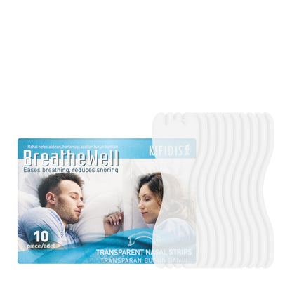 Kifidis Nasal Strips Transparent 10 Pieces