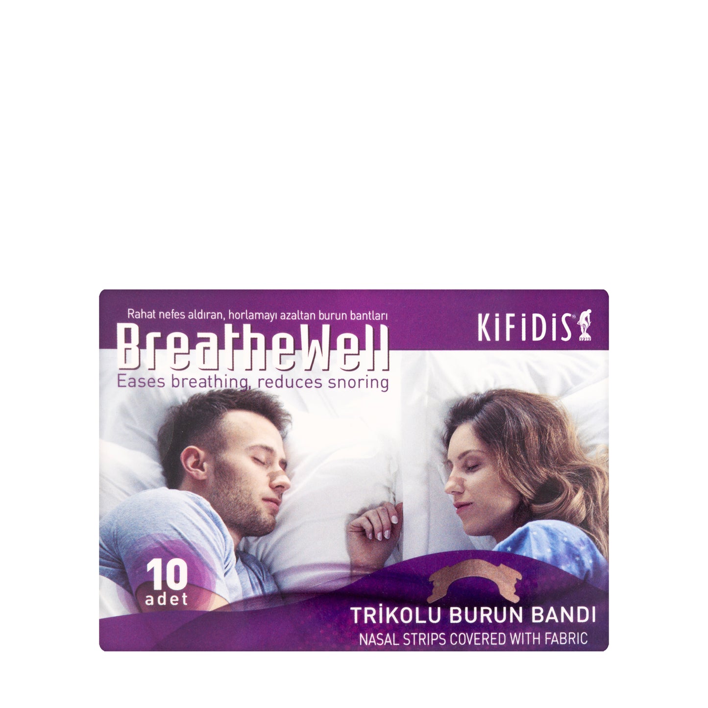 Kifidis Nasal Strips with Fabric 10 Pieces