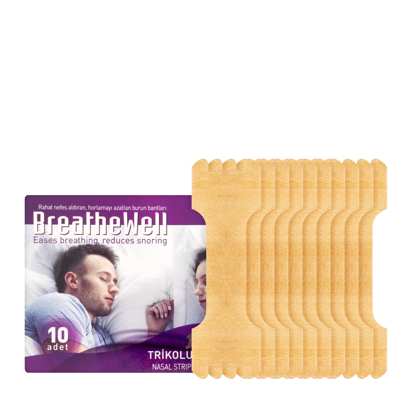 Kifidis Nasal Strips with Fabric 10 Pieces